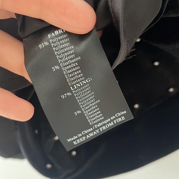 Velour studded esqualo mini skirt - Picture 4 of 5